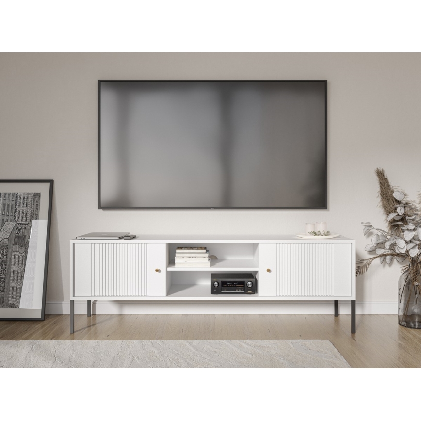 LUE TV Stand White/Black