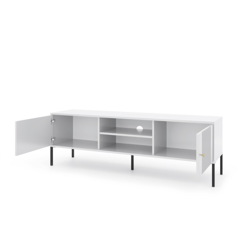 LUE TV Stand White/Black