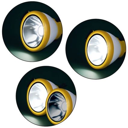 LUMINA MINIO LED — Dimmable Portable Rechargeable Lamp with Power Bank Function, 5V/1800 mAh, IP44, Yellow