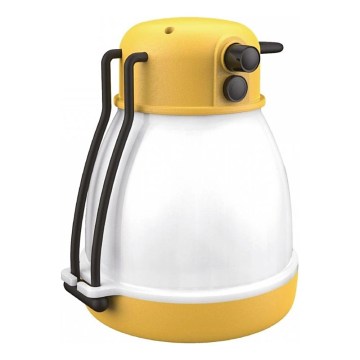 LUMINA MINIO LED — Dimmable Portable Rechargeable Lamp with Power Bank Function, 5V/1800 mAh, IP44, Yellow