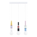 LUMIO Cable Pendant Light 3x E27 / 15W / 230V – Multicolored
