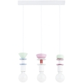 LUMIO Cord Pendant Light 3xE27/15W/230V — Multicolored