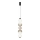 LUMMI Cable-Suspended LED Pendant LED/19W/230V, Black/Smoked