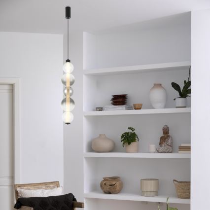 LUMMI Cable-Suspended LED Pendant LED/19W/230V, Black/Smoked