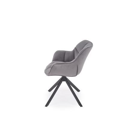 LUNE Swivel Dining Chair, 1 pc, Grey