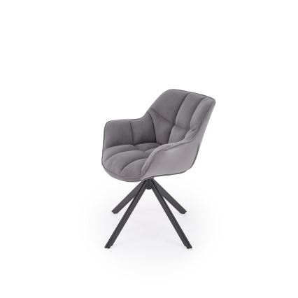 LUNE Swivel Dining Chair, 1 pc, Grey