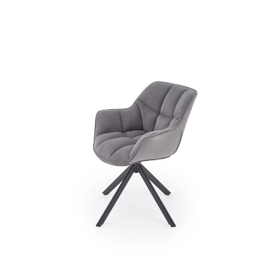 LUNE Swivel Dining Chair, 1 pc, Grey