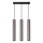 LUNGOMARE cable pendant light 3xGU10/10W/230V matte chrome
