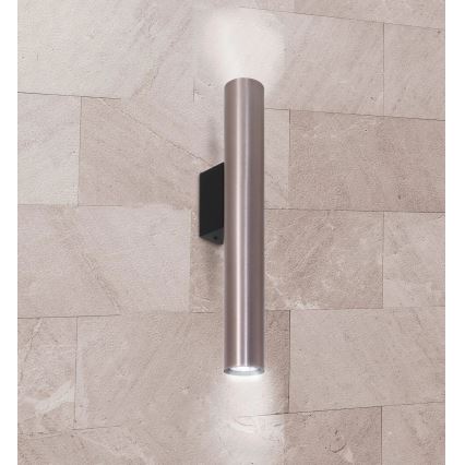 LUNGOMARE Wall Light 2xGU10/10W/230V Matte Chrome