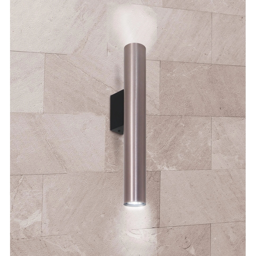 LUNGOMARE Wall Light 2xGU10/10W/230V Matte Chrome