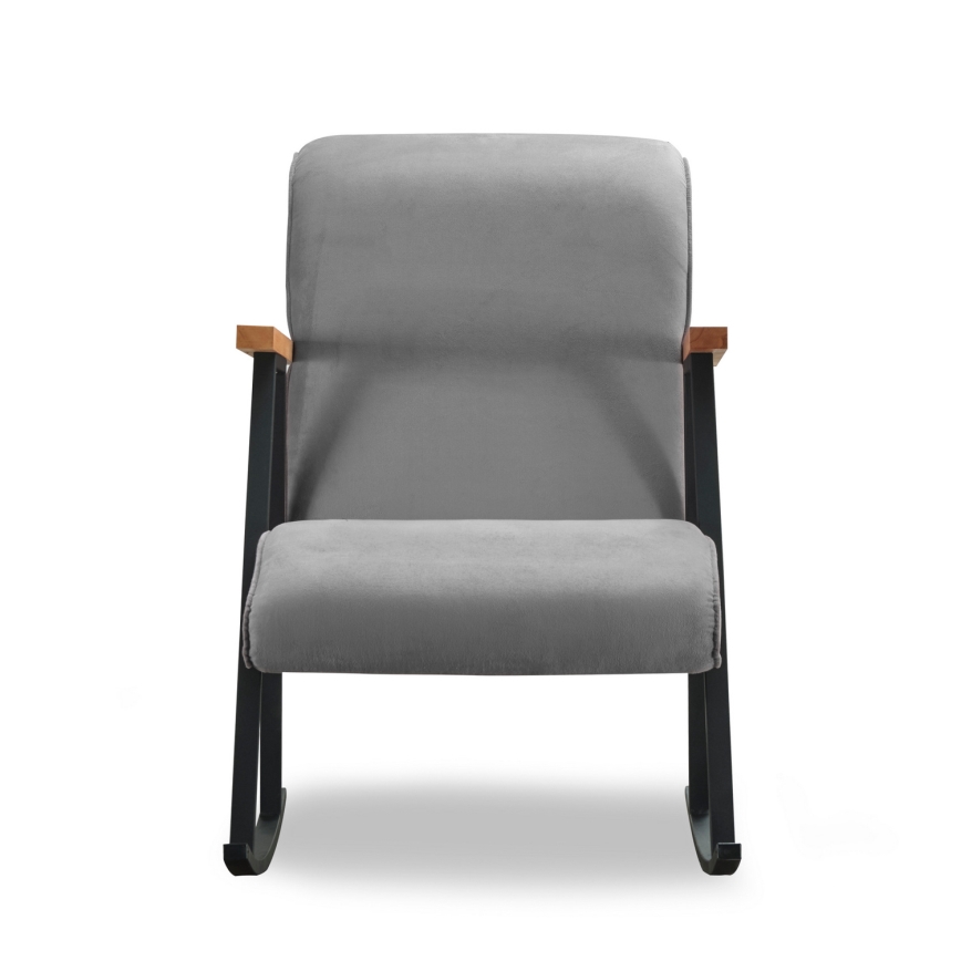 LUNI Grey Rocking Chair