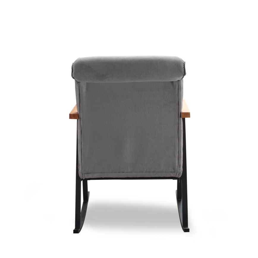 LUNI Grey Rocking Chair