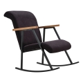 LUNI Rocking Chair, Black