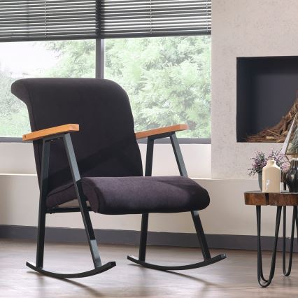 LUNI Rocking Chair, Black