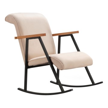 LUNI Rocking Chair, Cream