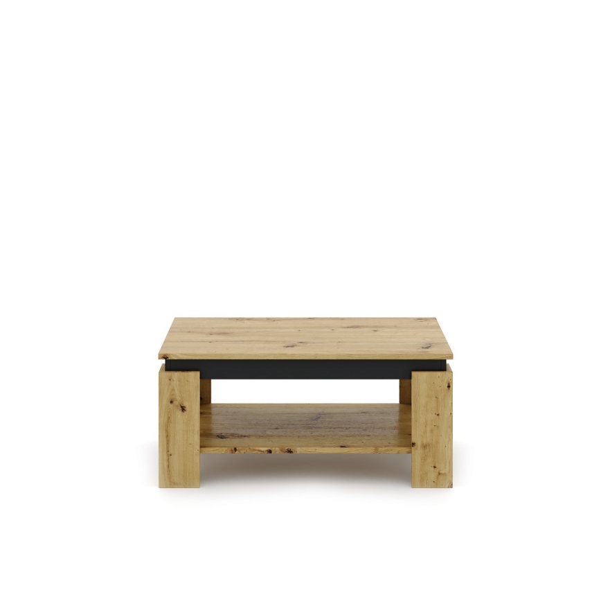 LUNO coffee table artisan oak/black