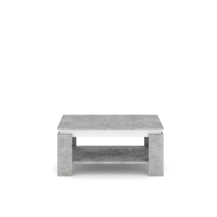 LUNO Coffee Table Grey Concrete/Anthracite