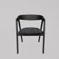 LUSO Black Dining Chair
