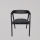 LUSO Black Dining Chair
