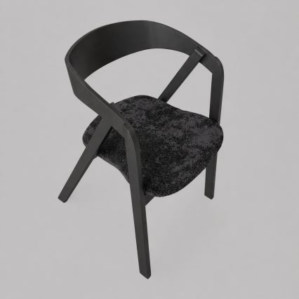 LUSO Black Dining Chair