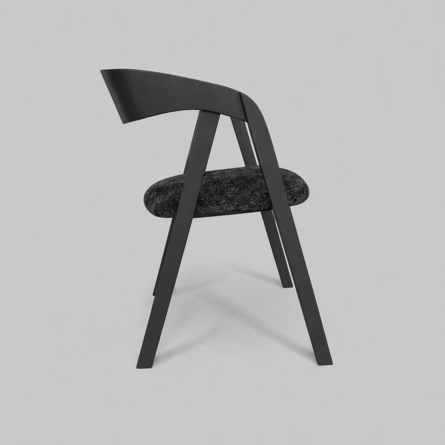 LUSO Black Dining Chair