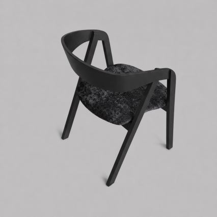 LUSO Black Dining Chair