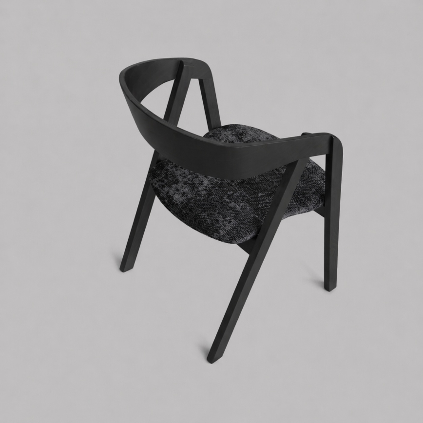 LUSO Black Dining Chair