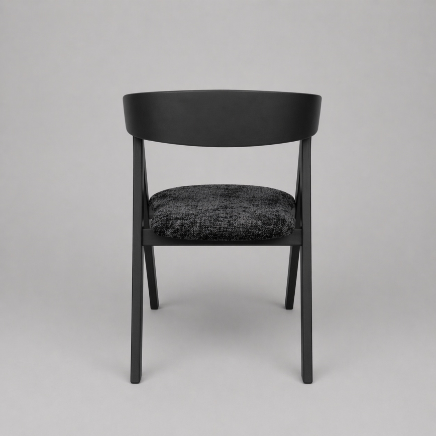 LUSO Black Dining Chair