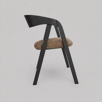 LUSO Dining Chair Black/Brown