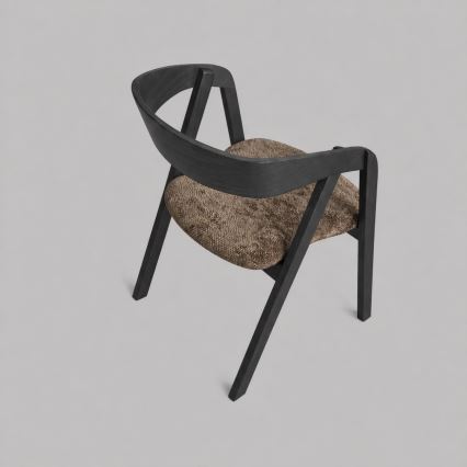 LUSO Dining Chair Black/Brown
