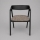 LUSO Dining Chair, Black/Brown