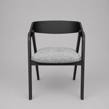 LUSO Dining Chair Black/Grey