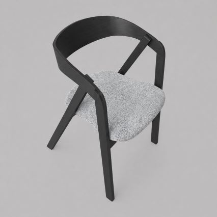 LUSO Dining Chair Black/Grey