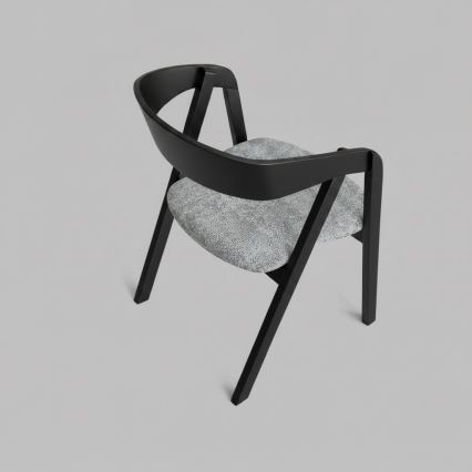 LUSO Dining Chair Black/Grey