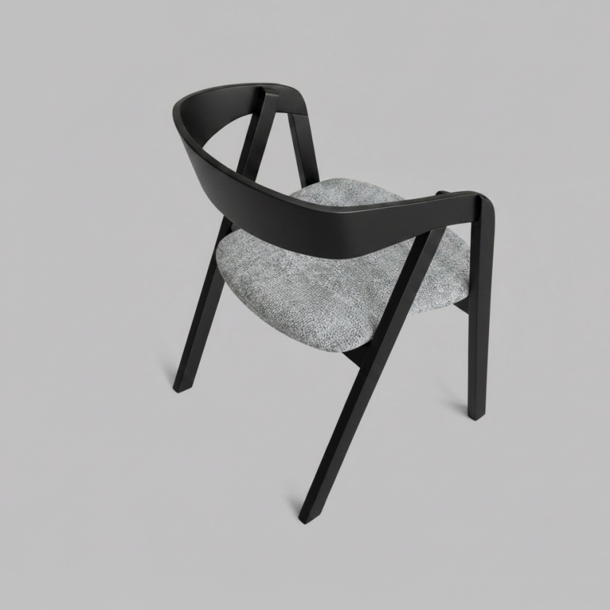 LUSO Dining Chair Black/Grey