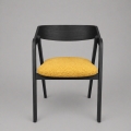 LUSO Dining Chair Black/Orange