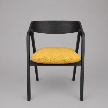 LUSO Dining Chair Black/Orange