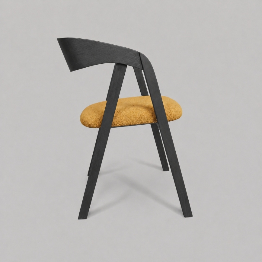 LUSO Dining Chair Black/Orange