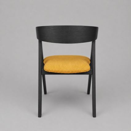 LUSO Dining Chair Black/Orange