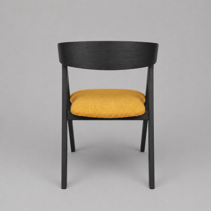 LUSO Dining Chair Black/Orange