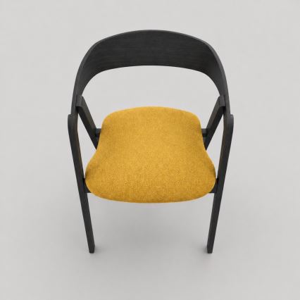 LUSO Dining Chair Black/Orange