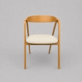 LUSO Dining Chair, Oak/Beige