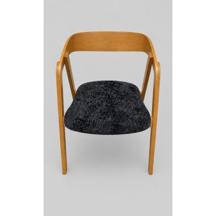 LUSO Dining Chair, Oak/Black