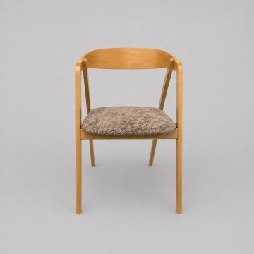 LUSO dining chair oak/brown