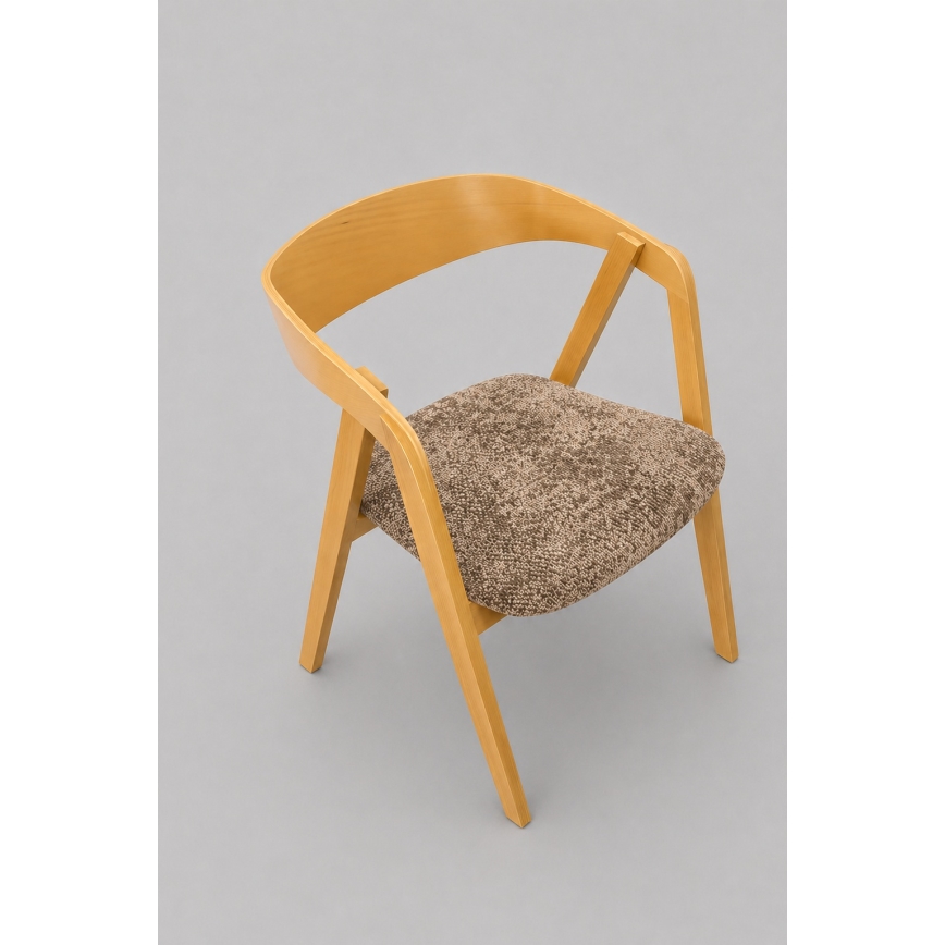 LUSO dining chair oak/brown