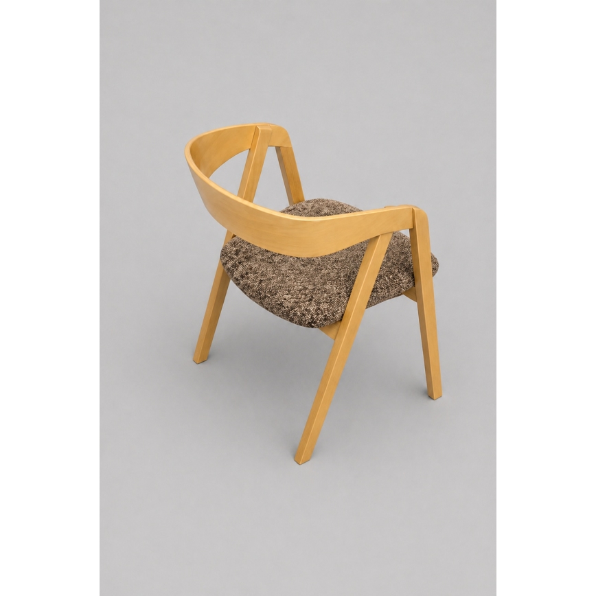 LUSO dining chair oak/brown