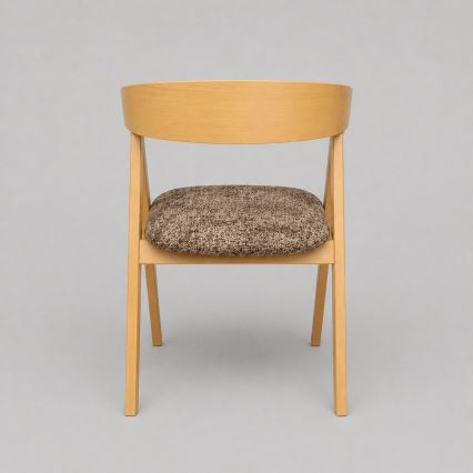 LUSO dining chair oak/brown