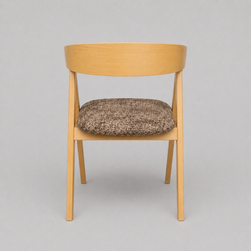 LUSO dining chair oak/brown