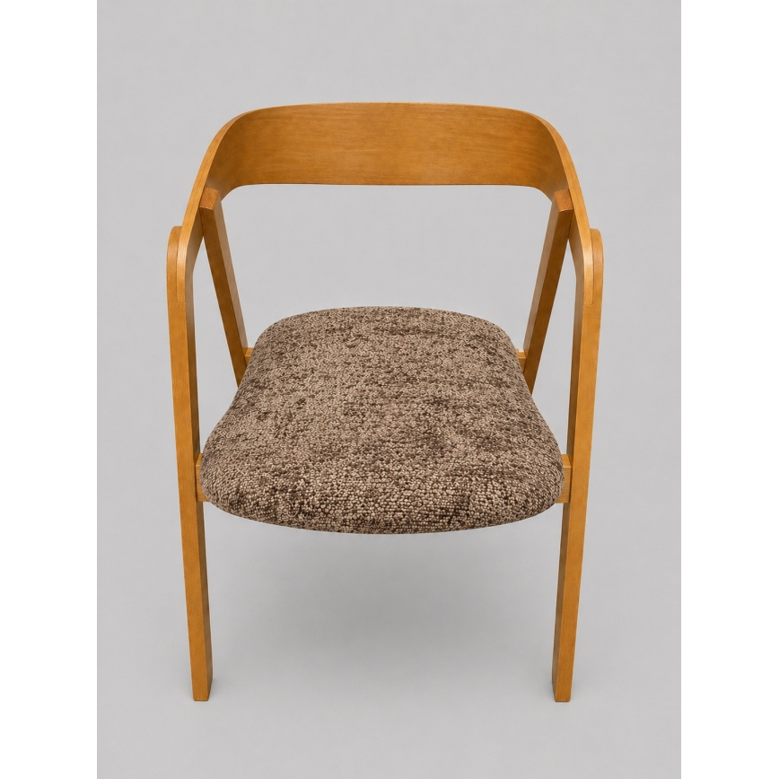 LUSO dining chair oak/brown