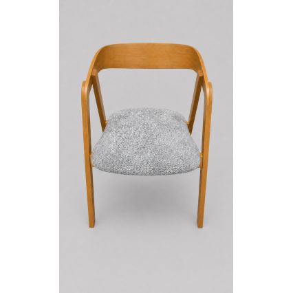 LUSO Dining Chair Oak/Gray